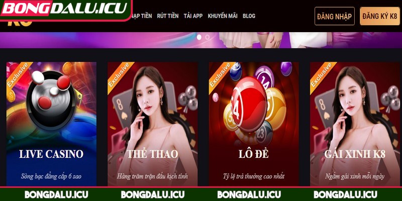 K8 – Nhà Cái Hàng Đầu Khẳng Định Uy Tín Tại Việt Nam - 4 Kho trò chơi đỉnh cao tại K8 luôn nhận được đánh giá cao từ cộng đồng bet thủ
